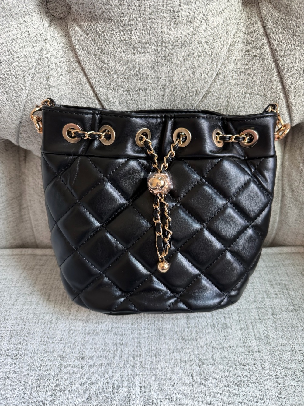 Black handbag